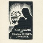 Ex libris - Kiss László és Csajka Iluska jegyesek