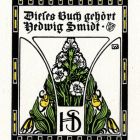 Ex libris - Hedwig Smidt