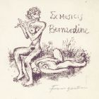 Ex libris - musicis Bernardine