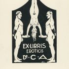 Ex libris - Eroticis Dr C A (Arady Kálmán)