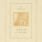 Ex libris - David J. Rice