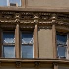 Épületfotó - a Lederer-ház (Budapest, Bajza utca 42.) homlokzatának részlete