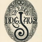 Ex libris - Dr. G. Jausz