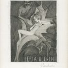 Ex libris - Herta Heeren