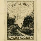 Ex libris - E. W. Berggren