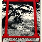 Ex libris - Botho Scheube