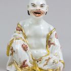 Kisplasztika - ülő kínai férfi (ún. pagoda-figura, Ho-Shang)