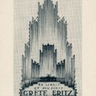 Ex libris - Grete Fritz