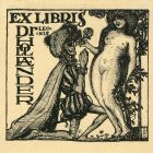 Ex libris - dr. Hollaender Jenő