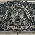 Céghirdető kártya - Dortmunder Mosaik Rud. Leistner