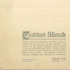 Céghirdető kártya - Cabinet Allasch, Pharmacien Etienne Toth