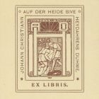 Ex libris - Johann Christian Heydahren