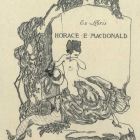 Ex libris - Horace E Macdonald