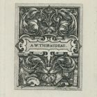 Ex libris - A.W. Thibaudeau