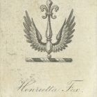 Ex libris - Henrietta Fox