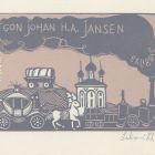 Ex libris - Gon Johan H. A. Jansen