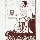 Ex libris - Dr. Róna Zsigmond könyve