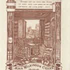 Ex libris - John Wilkinson Crake