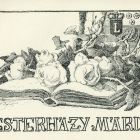 Ex libris - Esterházy Mária