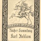 Ex libris - Karl Anklam