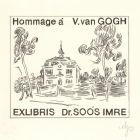 Ex libris - Dr. Soós Imre (Hommage a V. van Gogh)