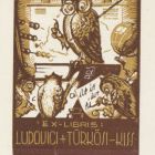 Ex libris - Ludovici Tükrösi-Kiss