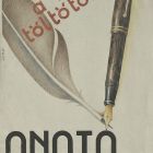 Terv - az ONOTO service levélpapírja és szórólapja