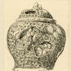 Illusztráció - díszedény, porcelán, alakokkal; Radisics Jenő Képes kalauzából