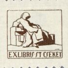Ex libris - St Csekey (Csekey István)