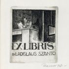 Ex libris - Dr. Ladislaus Szántó