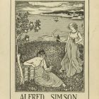 Ex libris - Alfred Simson