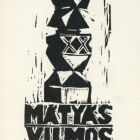 Ex libris - Mátyás Vilmos könyve