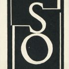 Szignet - SO monogram