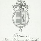 Ex libris - Don Antonio Cánovas de Castillo címeres