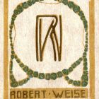 Ex libris - Robert Weise