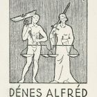 Ex libris - Dénes Alfréd könyve