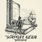 Ex libris - Kaposi Géza könyve