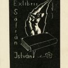 Ex libris - Sáfrán István