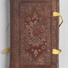 Könyv nagyszombati típusú kötésben - Nieremberg, Juan Eusebio: De adoratione in spiritu et veritate... Nagyszombat, 1663