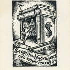 Ex libris - Sesztina Nagybákay cég könyvtárából