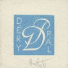 Ex libris - Déry Pál