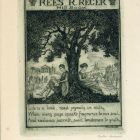 Ex libris - Rees R. Reger his book