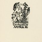 Ex libris - Ex musicis Myra R( hebergen)