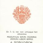 Ex libris - br. Staudach, Adolf