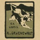 Ex libris - A. v. Gruenewaldt