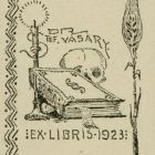 Ex libris - Dr. Stef. Vásáry