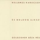 Alkalmi grafika - Újévi üdvözlet: Kellemes karácsonyi ünnepeket és boldog újesztendőt kíván Goldzieher Géza részvénytársaság