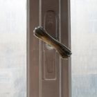 Épületfotó - a Lederer-ház (Budapest, Bajza utca 42.) szalonjának ablakkilincse