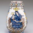 Kanna - Szűz Mária és a gyermek Jézus felhőn ülő alakjával