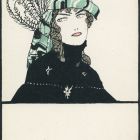 Képeslap - Wiener Werkstätte sorozat